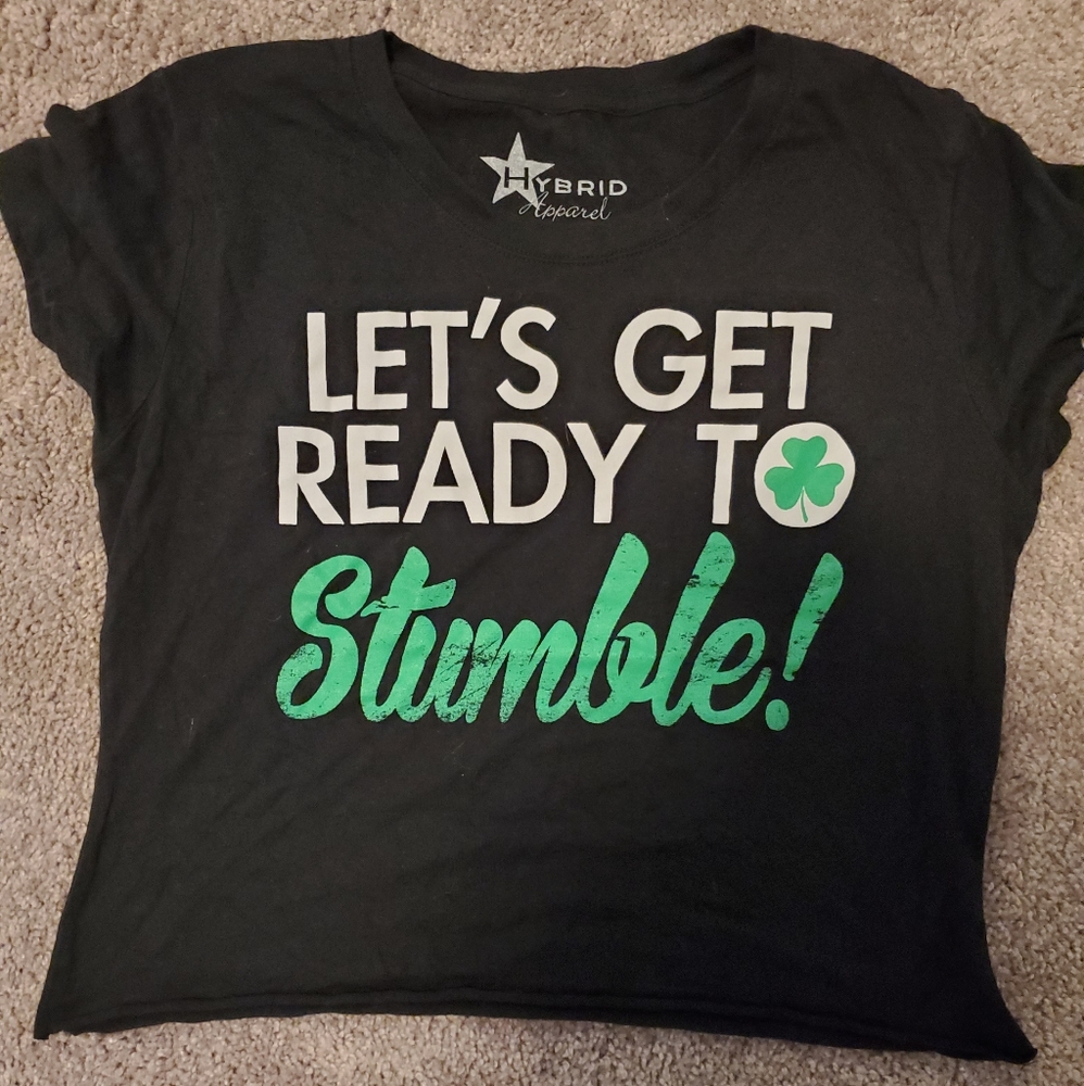 St. Patty's Day crop tee